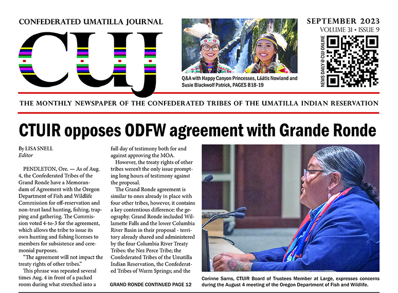 2023 July CUJ by Confederated Umatilla Journal - Issuu