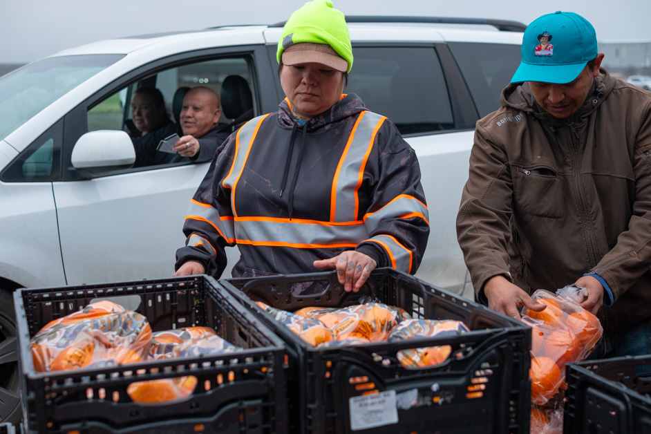 CTUIR volunteers help feed families on the Umatilla Reservation