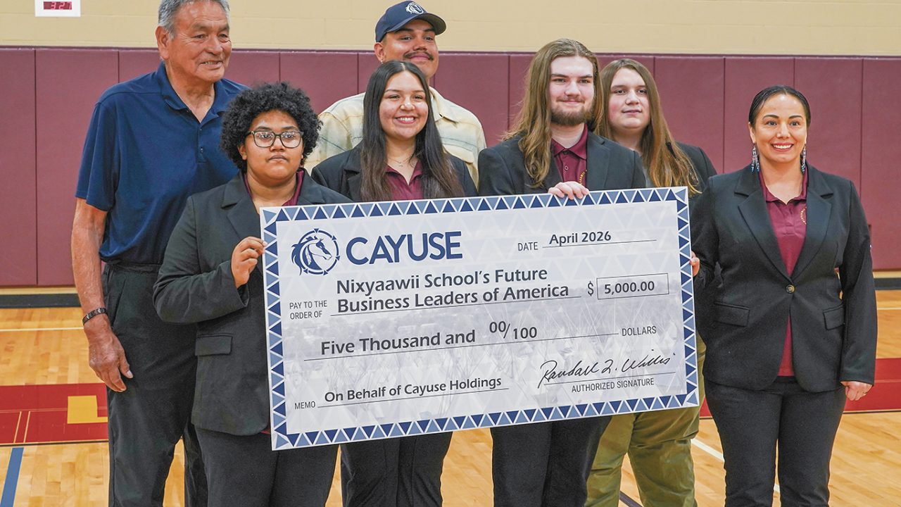 Cayuse funds help NCS students reach state event