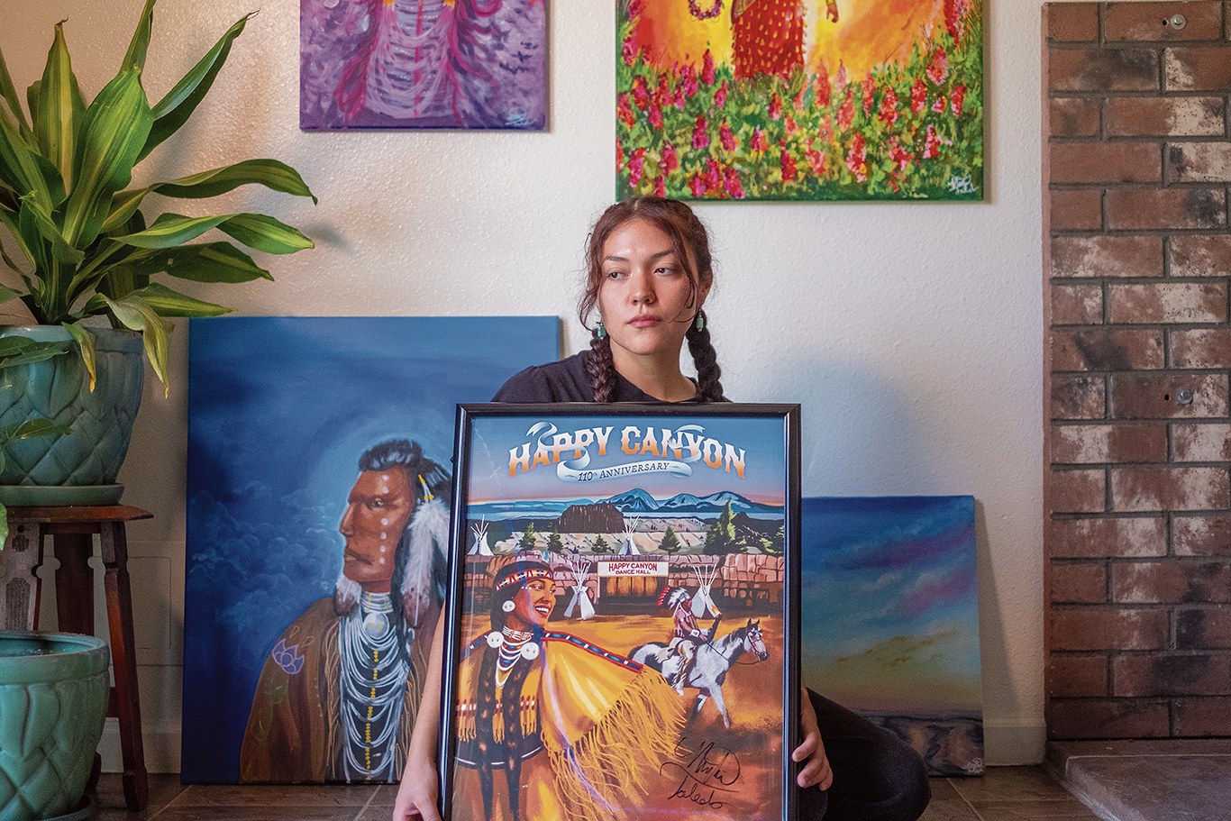 CTUIR artist brings her vision to Happy Canyon